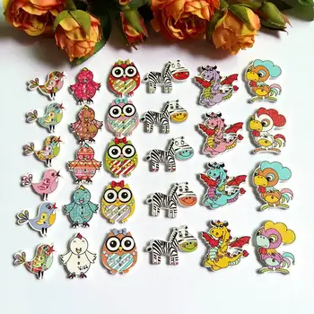 50PCs 2 Holes Wood Buttons Scrapbooking Sewing DIY Multicolor Cute Cartoon Shape Decorative Buttons For Crafts
50PCs 2 Holes Wood Buttons Scrapbooking Sewing DIY Multicolor Cute Cartoon Shape Decorative Buttons For Crafts
