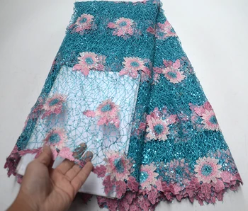 Nigerian Lace Fabric 2019 High Quality Lace Embroidery Tulle Lace Fabric With paillette African Lace Fabric For Party
Nigerian Lace Fabric 2019 High Quality Lace Embroidery Tulle Lace Fabric With paillette African Lace Fabric For Party
