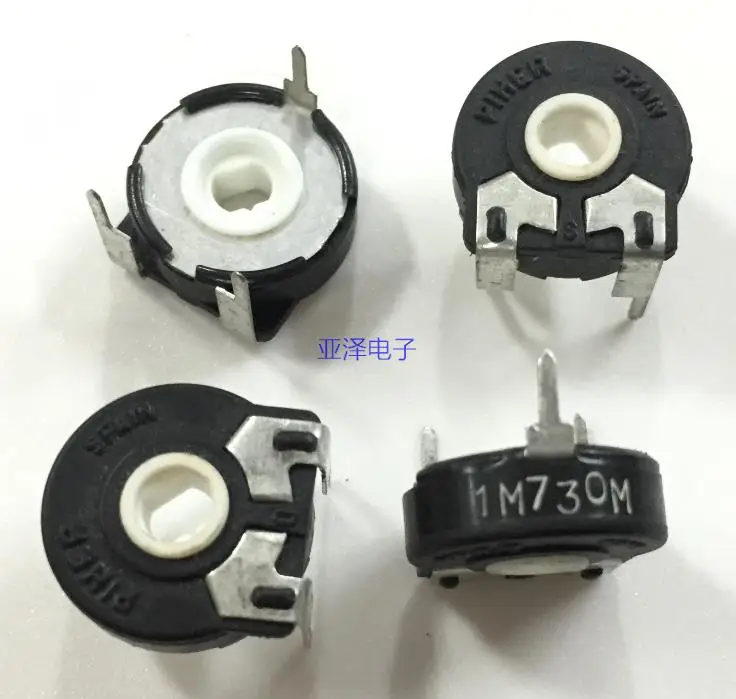 5PCS/LOT Imported Spanish PIHER, Spain trimmer potentiometer, PT15-1M horizontal oval hole
5PCS/LOT Imported Spanish PIHER, Spain trimmer potentiometer, PT15-1M horizontal oval hole