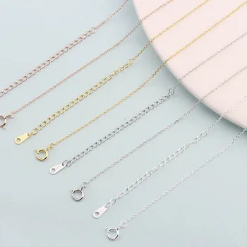 1pc 925 Sterling Silver Thin Cross Chain Rose Gold Color Necklace Chain For Diy Jewelry Making 45cm Women Clavicle Accessories
1pc 925 Sterling Silver Thin Cross Chain Rose Gold Color Necklace Chain For Diy Jewelry Making 45cm Women Clavicle Accessories