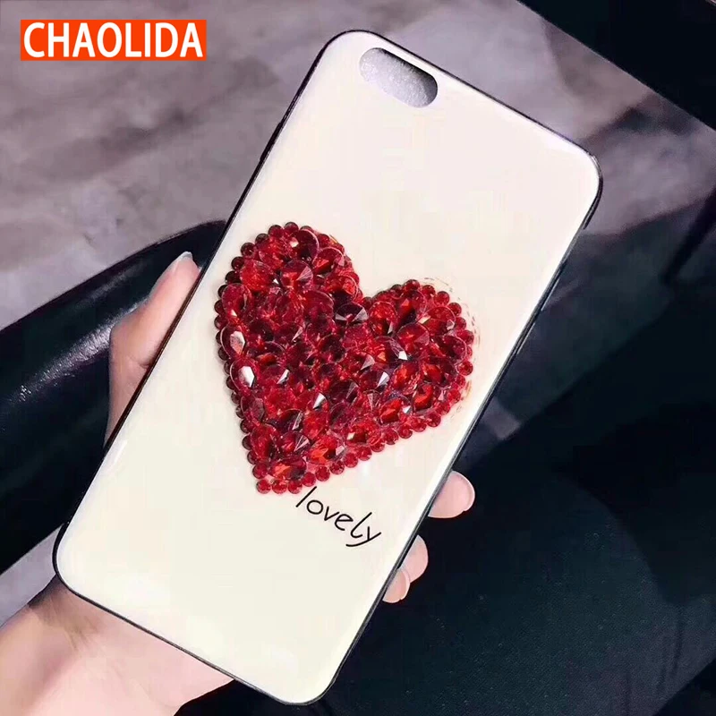 CHAOLIDA Wemen Diamond Mobile Phone Case for IPhone X 6 6s 7 8 PLUS Heart Telephone Back Cover Girl Anti Stress Free Shipping
CHAOLIDA Wemen Diamond Mobile Phone Case for IPhone X 6 6s 7 8 PLUS Heart Telephone Back Cover Girl Anti Stress Free Shipping