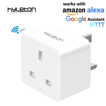 Hyleton wifi smart plug remote control outlet Wireless Wall Socket Compatible with Alexa Google Home for Household Appliances
Hyleton wifi smart plug remote control outlet Wireless Wall Socket Compatible with Alexa Google Home for Household Appliances