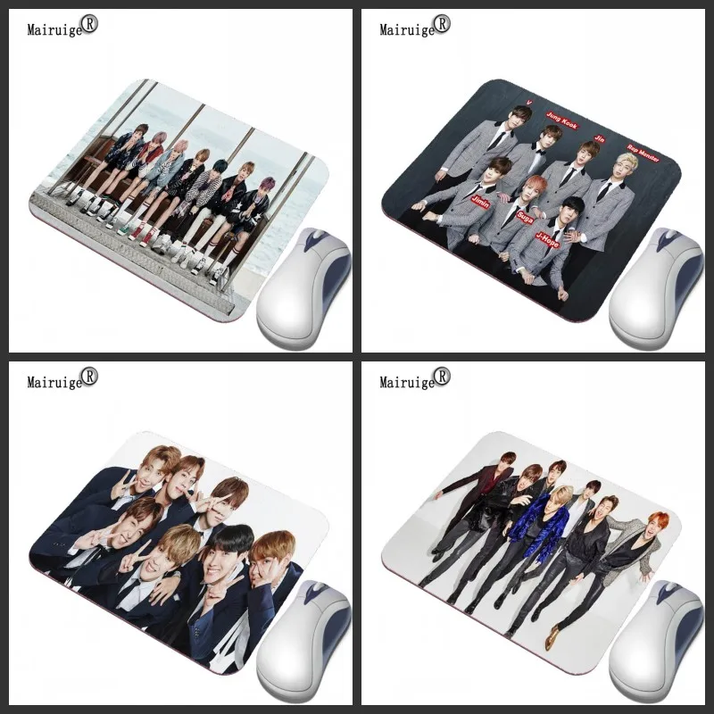 Mairuige 29X25/22X18CM Korea bts combination game mouse pad rectangular rubber anti-skid mouse speed version laptop pad for pubg
Mairuige 29X25/22X18CM Korea bts combination game mouse pad rectangular rubber anti-skid mouse speed version laptop pad for pubg