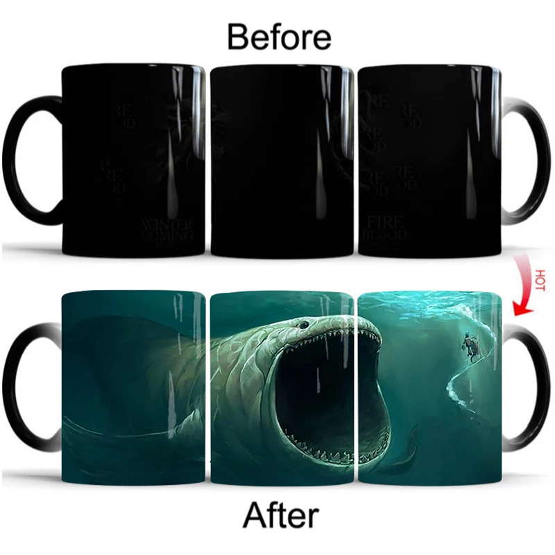 Whitelf Cthulhu Heat Sensitive Color Changing Magic Mug Coffee Cup Sea Monster Ceramic Mug
Whitelf Cthulhu Heat Sensitive Color Changing Magic Mug Coffee Cup Sea Monster Ceramic Mug