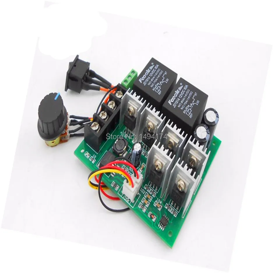 WQScosea Q8S-246 DC 10-50V 40A Motor Speed Control PWM HHO RC Controller Reversible Pulse Driver Board 10V 12V 24V 36V 48V 2000W
WQScosea Q8S-246 DC 10-50V 40A Motor Speed Control PWM HHO RC Controller Reversible Pulse Driver Board 10V 12V 24V 36V 48V 2000W