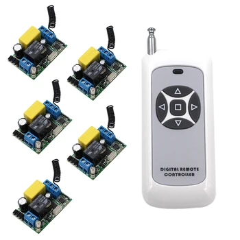 Latest RF Wireless Remote Control Switch 220V 1CH 10A 5 Receivers with Cover & Transmitter Light Lamp Good Quality
Latest RF Wireless Remote Control Switch 220V 1CH 10A 5 Receivers with Cover & Transmitter Light Lamp Good Quality