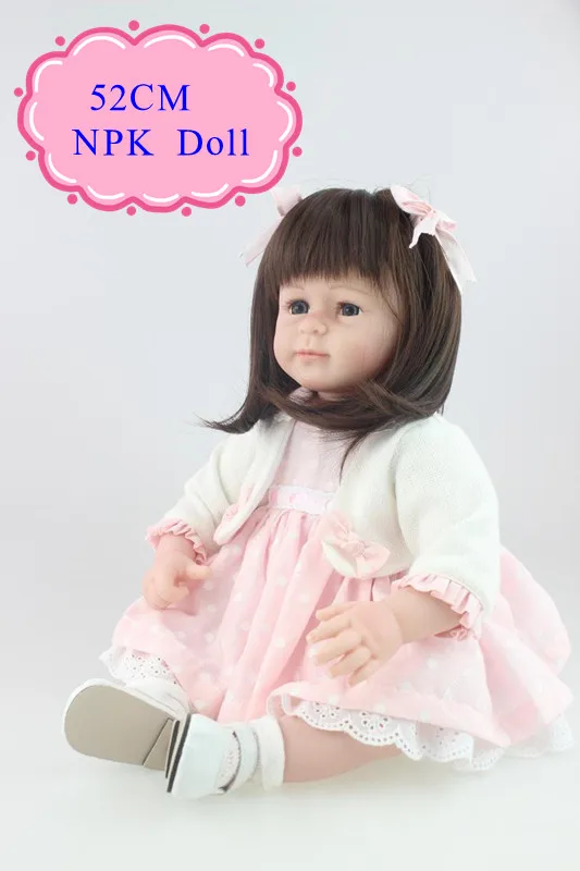 Sweet 52cm 20'' Reborn Baby Girl Doll With Short Cute Hair Top Seller Of Reborn Toddler Doll Best Bebe Reborn Silicone Hot Doll
Sweet 52cm 20'' Reborn Baby Girl Doll With Short Cute Hair Top Seller Of Reborn Toddler Doll Best Bebe Reborn Silicone Hot Doll