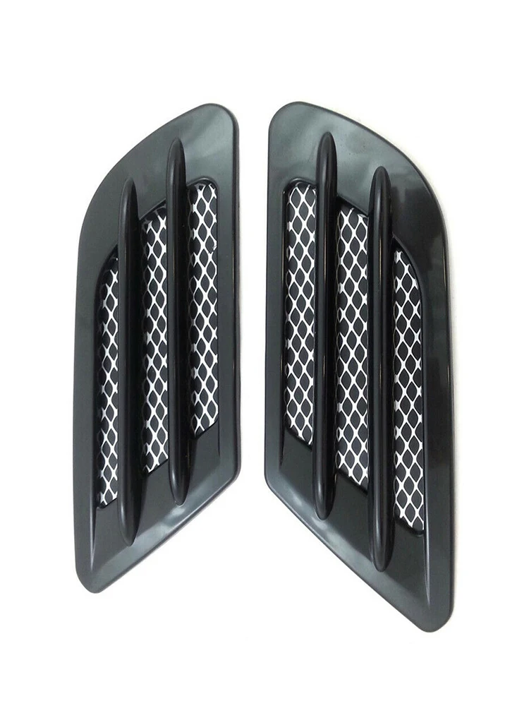 2 Pcs Universal Auto Car Black Bonnet Air Flow Intake Side Fender Vent Moulding Trim Decal Sticker Decorative Accessories
2 Pcs Universal Auto Car Black Bonnet Air Flow Intake Side Fender Vent Moulding Trim Decal Sticker Decorative Accessories
