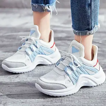 Female sports running shoes Lace Up Walking Platform lady Breathable White Shoes Women's High Quality Sneakers Shoes HE-63
Female sports running shoes Lace Up Walking Platform lady Breathable White Shoes Women's High Quality Sneakers Shoes HE-63