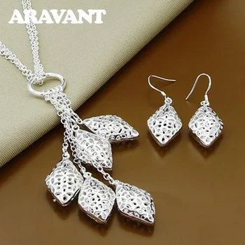925 Jewelry Sets Geometry Pendant Necklaces Earring Women Fashion Silver Jewelry Set
925 Jewelry Sets Geometry Pendant Necklaces Earring Women Fashion Silver Jewelry Set