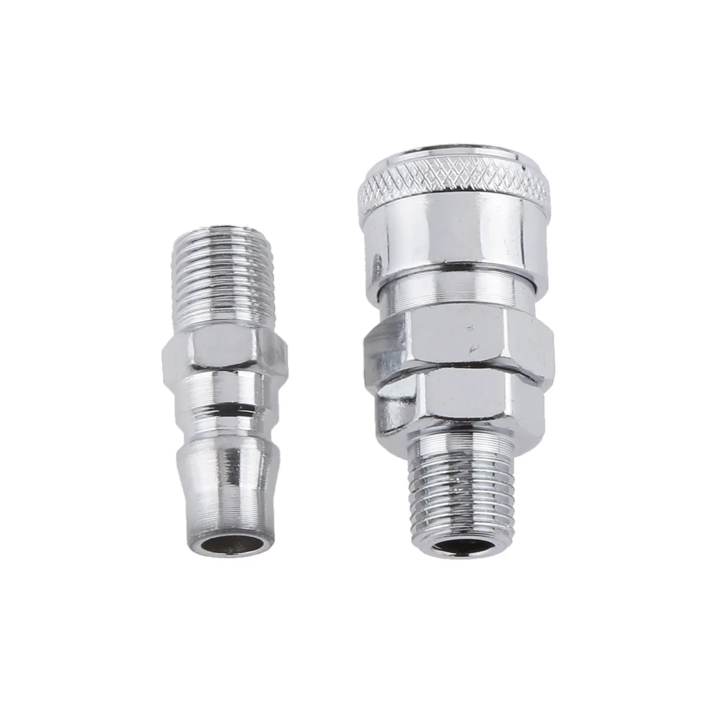Pair Air Hose Compressor Coupler Fitting Quick Air Compressor Connector For Compressor SM20 & PM20 Air Line
Pair Air Hose Compressor Coupler Fitting Quick Air Compressor Connector For Compressor SM20 & PM20 Air Line