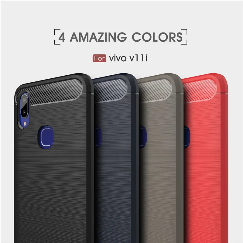 For Vivo V9 V11i V11 Y83 Pro Slim Armor Carbon Fiber Soft TPU Back Case For Vivo Z1 Z1i Z3i Z3 Y97 Phone Cover
For Vivo V9 V11i V11 Y83 Pro Slim Armor Carbon Fiber Soft TPU Back Case For Vivo Z1 Z1i Z3i Z3 Y97 Phone Cover