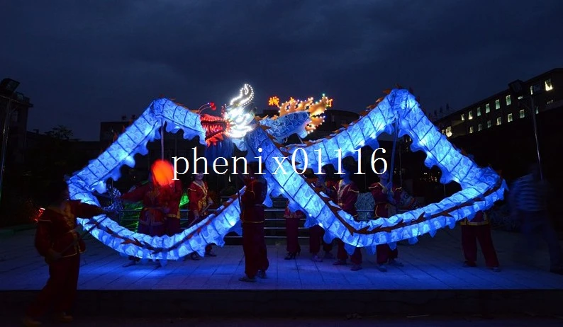 6m Length Size 3 silk clothes illuminant LED light Chinese DRAGON DANCE ORIGINAL Folk Spring Festival Costume
6m Length Size 3 silk clothes illuminant LED light Chinese DRAGON DANCE ORIGINAL Folk Spring Festival Costume