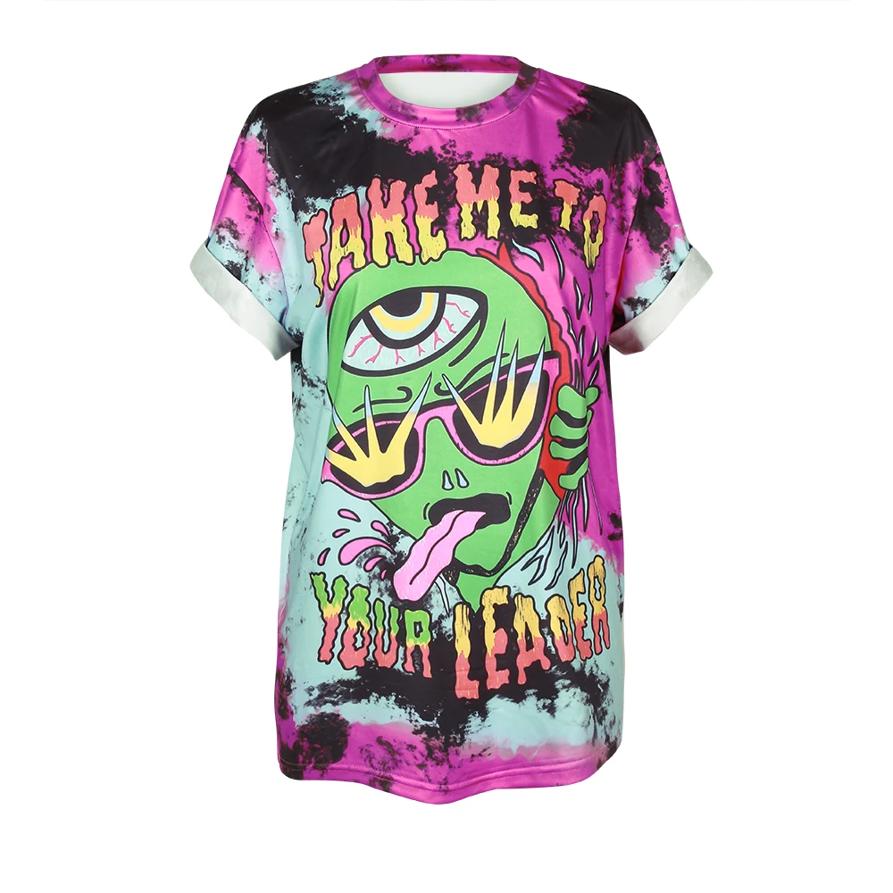 3 Eyes Alien Digital Printed Summe New T-Shirt Women Short Sleeve Long Shirts O-Neck Tees Plus Size Casual Tops Kawaii Clothes
3 Eyes Alien Digital Printed Summe New T-Shirt Women Short Sleeve Long Shirts O-Neck Tees Plus Size Casual Tops Kawaii Clothes