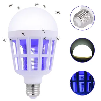 E27 Led bulb 2 in 1 Mosquito Killer Lamp UV LED Electronic Insect & Fly Killer for Indoor and Outdoor Bug Zapper Light
E27 Led bulb 2 in 1 Mosquito Killer Lamp UV LED Electronic Insect & Fly Killer for Indoor and Outdoor Bug Zapper Light