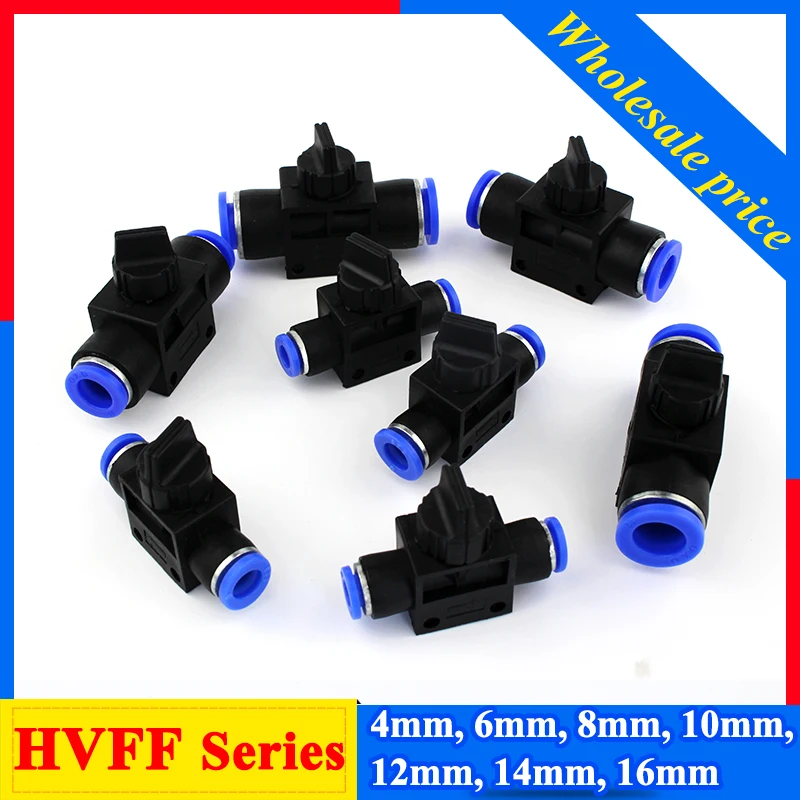 4/6/8/10/12 HVFF Series aquarium Hand Valve Air Straight Pneumatic Fittings Push In Connectors Pipe Air tube Joint
4/6/8/10/12 HVFF Series aquarium Hand Valve Air Straight Pneumatic Fittings Push In Connectors Pipe Air tube Joint