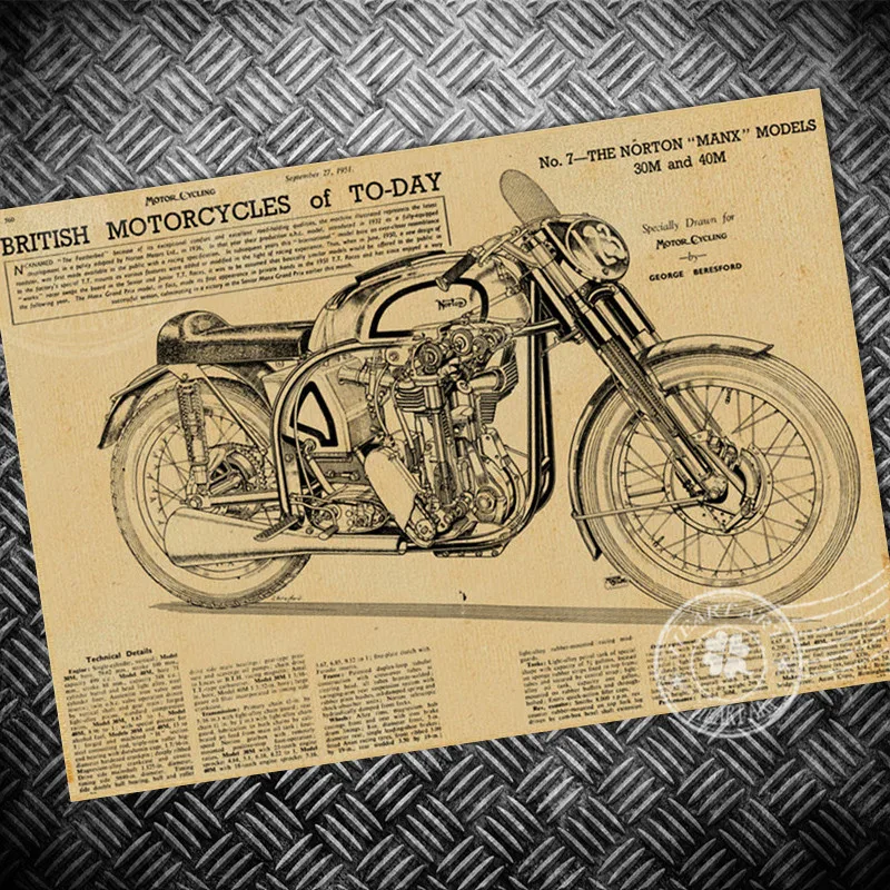 Free ship vintage poster retro old motorcycle painting classical wallpaper print picture wall art sticker photo 42x30cm
Free ship vintage poster retro old motorcycle painting classical wallpaper print picture wall art sticker photo 42x30cm