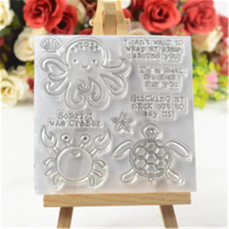 Crab Octopus Transparent Clear stamp DIY Silicone Seals Scrapbooking / Card Making/Photo Album Decoration
Crab Octopus Transparent Clear stamp DIY Silicone Seals Scrapbooking / Card Making/Photo Album Decoration