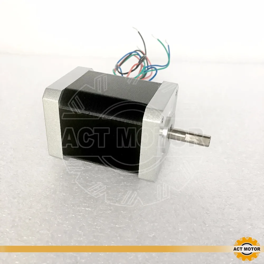 ACT MOTOR new hot !! 1pc Nema17 Stepper Motor 17HS6416D6L22P5.5-12 2.5A 4 leads 4800g-cm for 3D PRINTER with Connector 
ACT MOTOR new hot !! 1pc Nema17 Stepper Motor 17HS6416D6L22P5.5-12 2.5A 4 leads 4800g-cm for 3D PRINTER with Connector