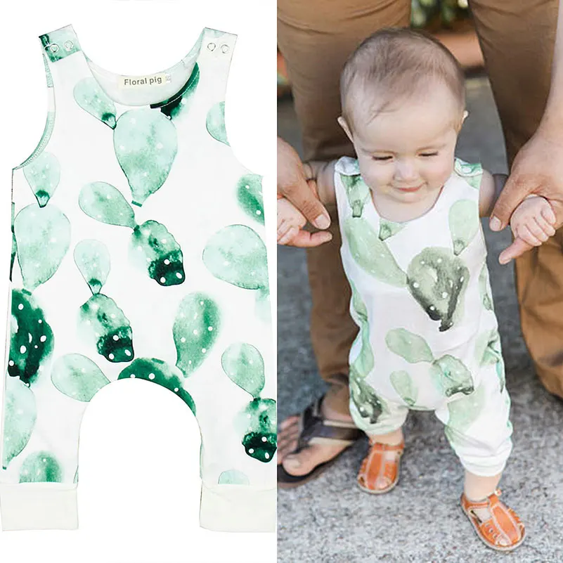 Baby Girls Sleeveless Jumpsuit Romper Clothing Print Cactus Bodysuit O-Neck Soft Cotton Infant Clothes 0-3 Years Play Mats
Baby Girls Sleeveless Jumpsuit Romper Clothing Print Cactus Bodysuit O-Neck Soft Cotton Infant Clothes 0-3 Years Play Mats