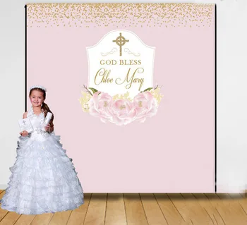custom first communion floral gold sequins backdrops High quality Computer print party photo studio background
custom first communion floral gold sequins backdrops High quality Computer print party photo studio background