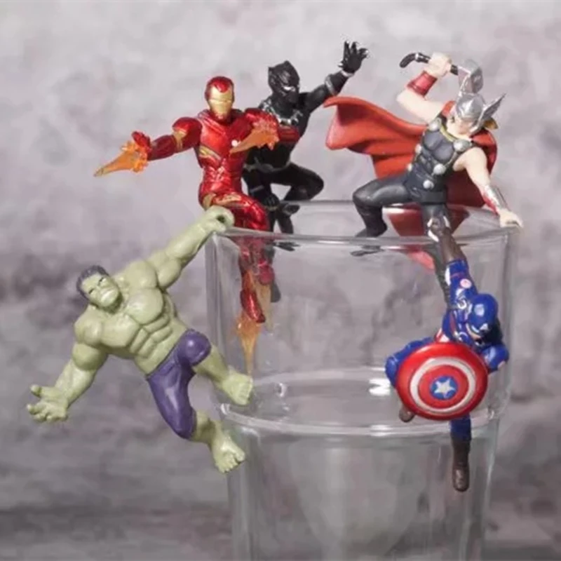 Marvel Avengers Tea Cup Decorations Captain America Iron Man Hulk Thor Black Panther PVC Action Figure Collection Mode Toys Doll
Marvel Avengers Tea Cup Decorations Captain America Iron Man Hulk Thor Black Panther PVC Action Figure Collection Mode Toys Doll