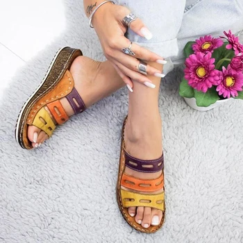 Chic Summer Women Lady Fashion Three-color stitching color Casual Low Wedge Heel Beach Open Peep Toe Sandals Slippers Shoes
Chic Summer Women Lady Fashion Three-color stitching color Casual Low Wedge Heel Beach Open Peep Toe Sandals Slippers Shoes
