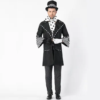 High Quality Halloween Wizard Cosplay Male Uniform, European Magician Costume, Chaplin Role Playing Stage Costume L1862185
High Quality Halloween Wizard Cosplay Male Uniform, European Magician Costume, Chaplin Role Playing Stage Costume L1862185