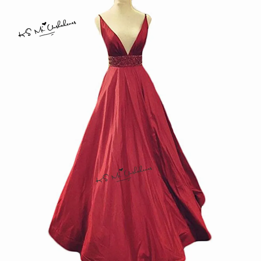 Red Deep V Neck Prom Dresses 2018 Backless Cheap Long Formal Evening Dress Vestido de Formatura Longo Satin Beads Courte
Red Deep V Neck Prom Dresses 2018 Backless Cheap Long Formal Evening Dress Vestido de Formatura Longo Satin Beads Courte