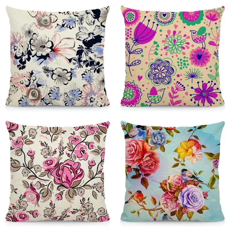 XUNYU Cartoon Flower Pillow Cases Sofa Decorative Cushion Cover Home Decoration Pillowcase Throw Pillow Cover 45x45cm KQ76
XUNYU Cartoon Flower Pillow Cases Sofa Decorative Cushion Cover Home Decoration Pillowcase Throw Pillow Cover 45x45cm KQ76