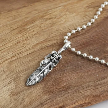 S925 Sterling Silver Jewelry Retro Thai Silver Takahashi Goro Handmade Anchor Army Flower Feather Male And Female Pendants
S925 Sterling Silver Jewelry Retro Thai Silver Takahashi Goro Handmade Anchor Army Flower Feather Male And Female Pendants