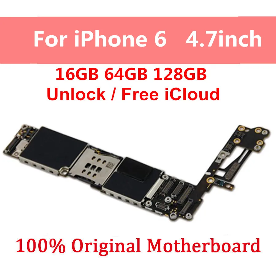 100% Unlocked For iPhone 6 Motherboard Without Touch ID Original Unlock For iPhone6 Motherboard With Full Functions Logic Board
100% Unlocked For iPhone 6 Motherboard Without Touch ID Original Unlock For iPhone6 Motherboard With Full Functions Logic Board