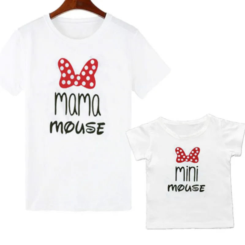 Casual Family Matching Clothes Outfits Mama Mini Mouse Printing Mommy and Me Short Sleeve Tshirts Woman Fashion Baby Girls Dress
Casual Family Matching Clothes Outfits Mama Mini Mouse Printing Mommy and Me Short Sleeve Tshirts Woman Fashion Baby Girls Dress