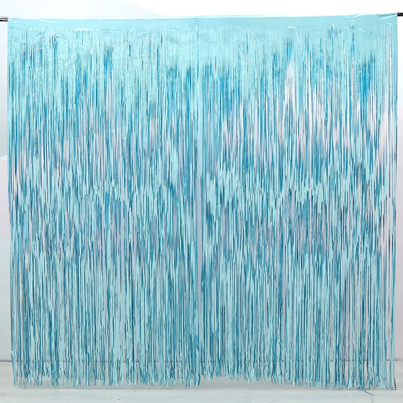 1M*2M Wedding Party Decor Blue Metallic Foil Tinsel Fringe Curtain Door Rain Background Photo Props Party Decor Supplies QT68
1M*2M Wedding Party Decor Blue Metallic Foil Tinsel Fringe Curtain Door Rain Background Photo Props Party Decor Supplies QT68