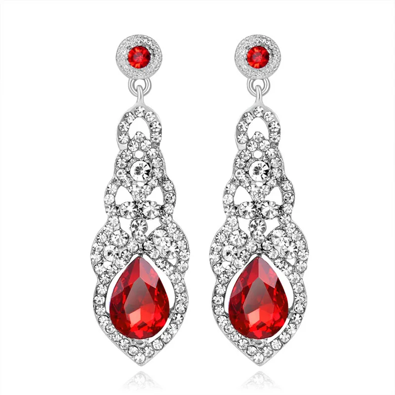 New Crystal Wedding Drop Earrings for Women Silver Black Gold Color Korean Bridal Dangle Earring 2019 Fashion Jewelry Gifts
New Crystal Wedding Drop Earrings for Women Silver Black Gold Color Korean Bridal Dangle Earring 2019 Fashion Jewelry Gifts