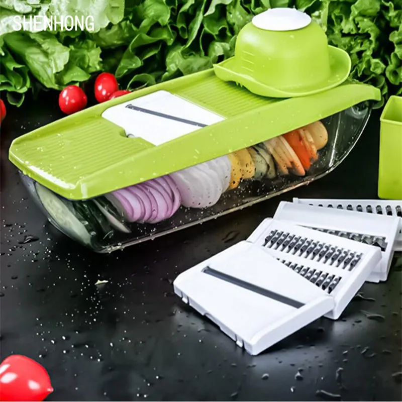 Manual Vegetable Cutter Mandoline Slicer Potato Cutter Carrot Grater Julienne Fruit Vegetable Tools Kitchen Accessories
Manual Vegetable Cutter Mandoline Slicer Potato Cutter Carrot Grater Julienne Fruit Vegetable Tools Kitchen Accessories