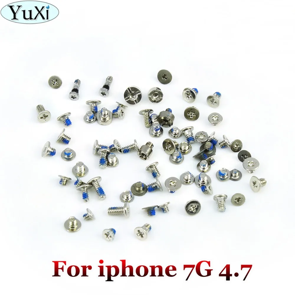YuXi Full Screw Set for iPhone 7 7G 4.7'' 7 Plus 5.5'' 7P Complete Screws Inner Kits Replacement Parts
YuXi Full Screw Set for iPhone 7 7G 4.7'' 7 Plus 5.5'' 7P Complete Screws Inner Kits Replacement Parts