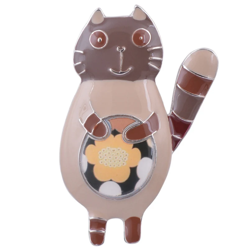 Donia Jewelry Brown Enamel cat Animal Pin brooch For women's kids Christmas gifts Statement men's hijab accessories hats joias
Donia Jewelry Brown Enamel cat Animal Pin brooch For women's kids Christmas gifts Statement men's hijab accessories hats joias