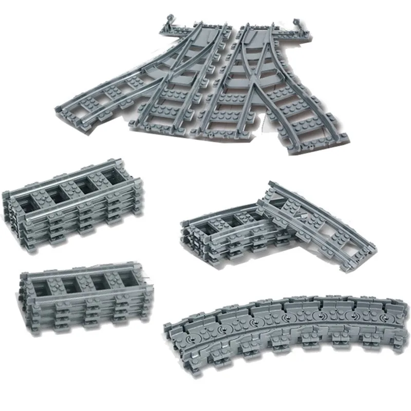 Flexible Curved and Straight Forked Rail Tracks City Train Railway Building Block Sets Models Kids Toys Compatible Legoedly
Flexible Curved and Straight Forked Rail Tracks City Train Railway Building Block Sets Models Kids Toys Compatible Legoedly