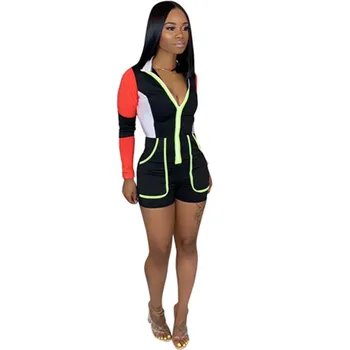 Spring Summer Women Jumpsuit Bodycon Playsuit Bodysuit Overalls Rompers Plus Size Patchwork Color Sexy Casual Jumpsuits
Spring Summer Women Jumpsuit Bodycon Playsuit Bodysuit Overalls Rompers Plus Size Patchwork Color Sexy Casual Jumpsuits