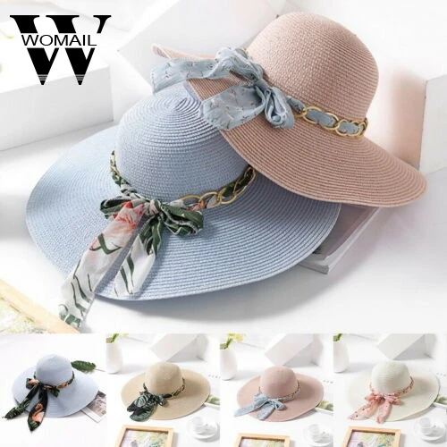 Womail Women hat NEW summer Beach Straw Wide Brimmed Floppy Foldable Sun Wedding Hat sun hat Outdoor 2019 A15
Womail Women hat NEW summer Beach Straw Wide Brimmed Floppy Foldable Sun Wedding Hat sun hat Outdoor 2019 A15