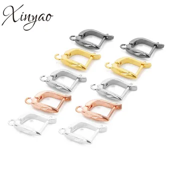 XINYAO 10pcs/lot 10*19mm Copper Twill Pattern Earrings Hook No Pierced Ear Clips Clasp Fit Women DIY Earring Making Accessories
XINYAO 10pcs/lot 10*19mm Copper Twill Pattern Earrings Hook No Pierced Ear Clips Clasp Fit Women DIY Earring Making Accessories