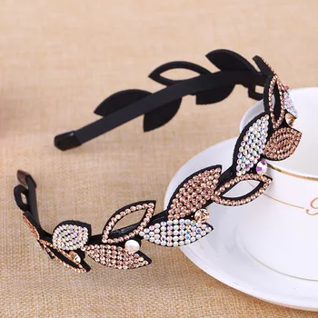 Japanese Korean Girl Simple Headwear Exquisite Leaves HairBands Women Fashion Shiny Rhinestone Headdress Hair Accessories
Japanese Korean Girl Simple Headwear Exquisite Leaves HairBands Women Fashion Shiny Rhinestone Headdress Hair Accessories