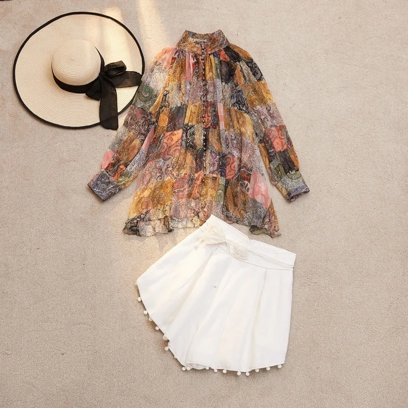SE Women's High Quality Office Vintage Printed Blouse Shirt Embroidery Elegant Lace Patchwork Shirts Casual Vestidoes
SE Women's High Quality Office Vintage Printed Blouse Shirt Embroidery Elegant Lace Patchwork Shirts Casual Vestidoes