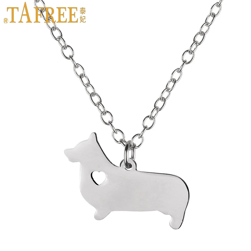 TAFREE cute corgi puppy dog choker necklace fashion stainless steel Germany Dachshund sausagedog pendant jewelry for men women
TAFREE cute corgi puppy dog choker necklace fashion stainless steel Germany Dachshund sausagedog pendant jewelry for men women