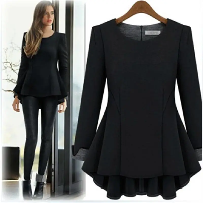spring autumn T shirt Women Ruffles tshirt Long Sleeve Tops Solid Casual Loose Tshirt Office ladies Plus Size 5XL korean clothes
spring autumn T shirt Women Ruffles tshirt Long Sleeve Tops Solid Casual Loose Tshirt Office ladies Plus Size 5XL korean clothes