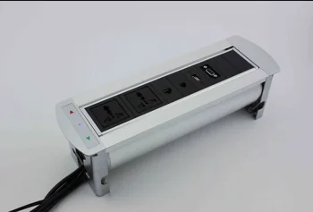Built in Desk Power and Data Outlets Combine 8 Modulars at Will- Motorized Auto Flip -Green Open Red Close
Built in Desk Power and Data Outlets Combine 8 Modulars at Will- Motorized Auto Flip -Green Open Red Close