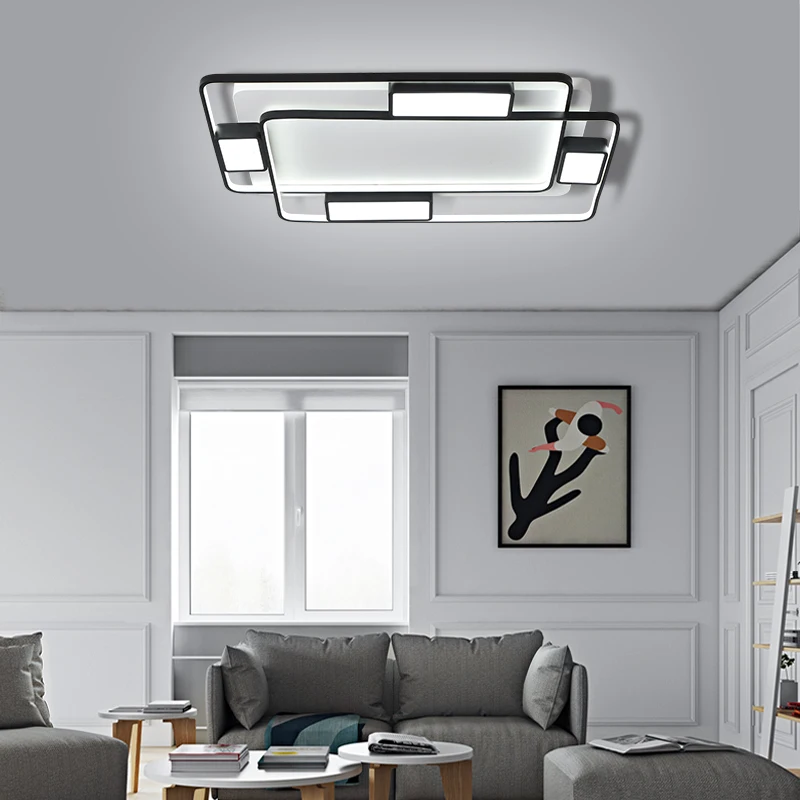 Chandelier Lighting for living room bedroom Lustre Modern Chandelier AC85-265V lamparas de techo Black Rectangle Chandelier lamp
Chandelier Lighting for living room bedroom Lustre Modern Chandelier AC85-265V lamparas de techo Black Rectangle Chandelier lamp