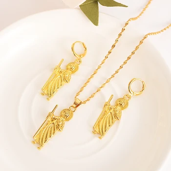 cross Necklace & Earrings Set Gold Color Catholic Religious wedding bridalJewelry Set Christmas birthday Gift For Women boy
cross Necklace & Earrings Set Gold Color Catholic Religious wedding bridalJewelry Set Christmas birthday Gift For Women boy