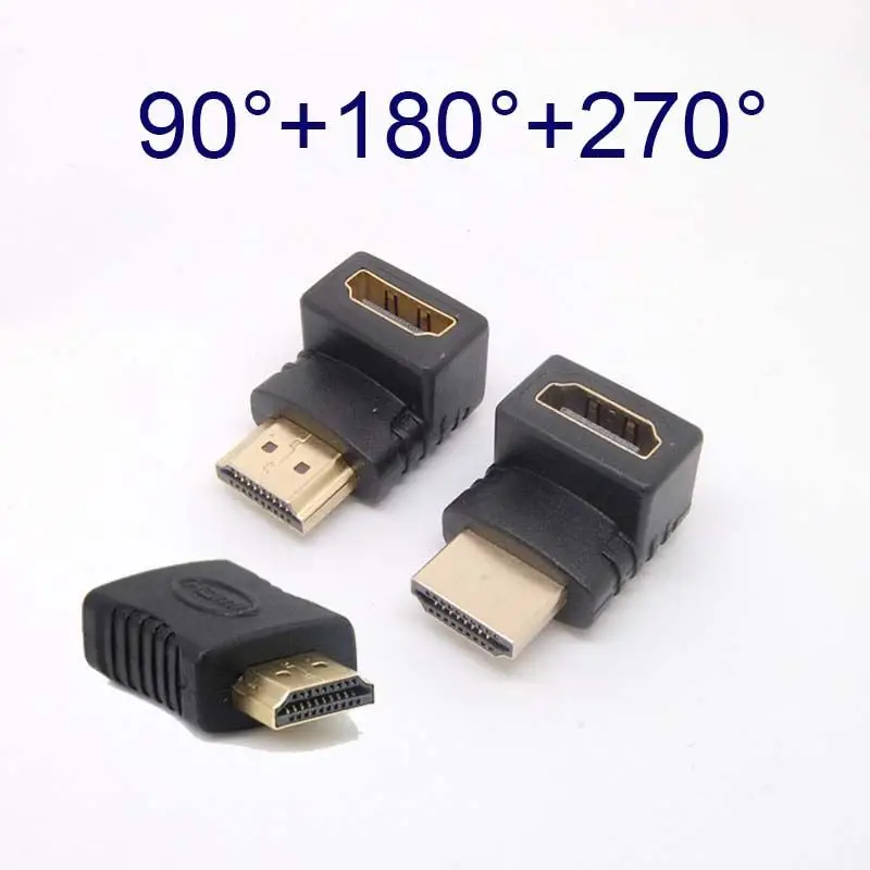 90/270/180 Degree Right Angle HDMI Male to Female Plug Connector adaptor Extender cable adapter Free shipping
90/270/180 Degree Right Angle HDMI Male to Female Plug Connector adaptor Extender cable adapter Free shipping